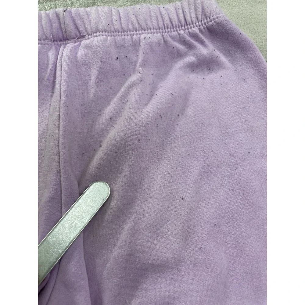 Firehouse Sweatshirt Pants Set Girls Size L Purple Rainbow Heart Made in USA